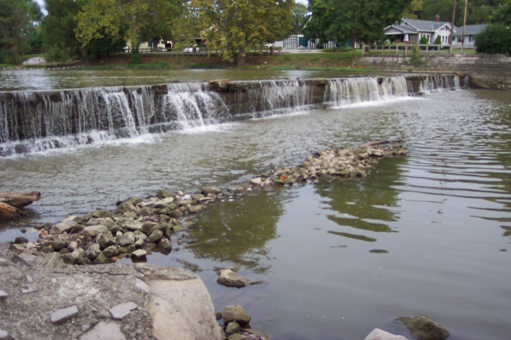 Riverside Park Dam, Findlay, Ohio.