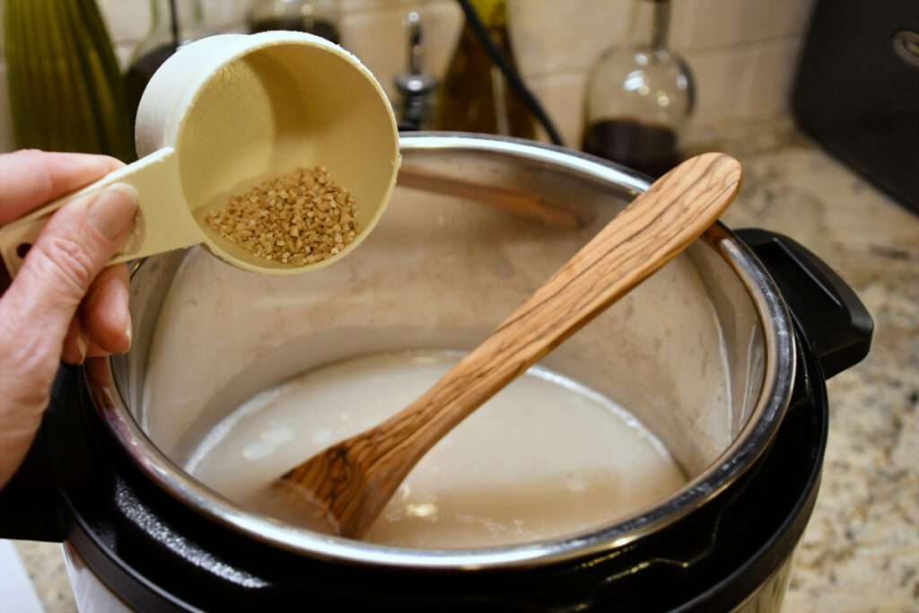 cooking with an instapot