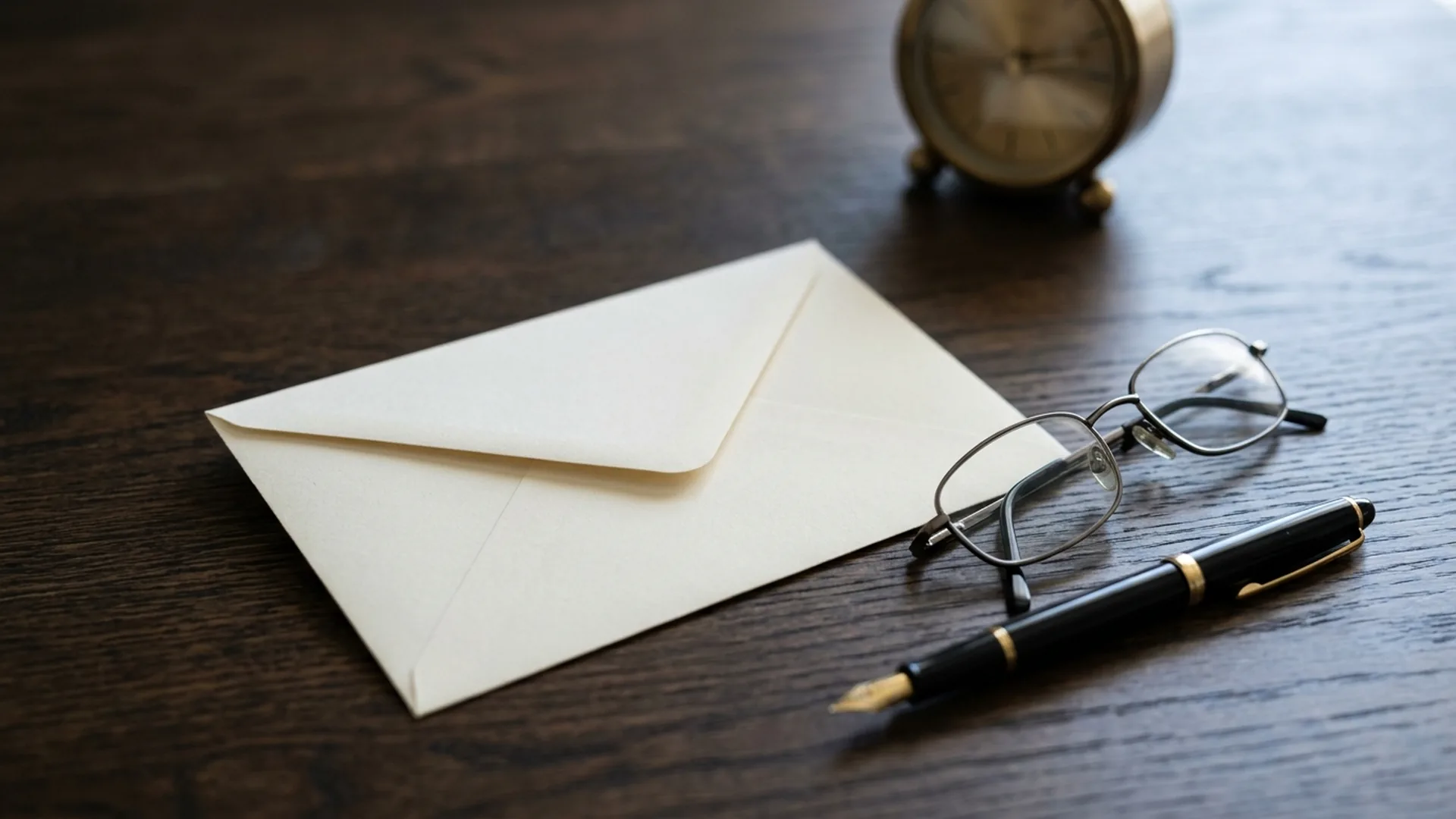A creditor's sealed 15-day demand notice on a desk beside a clock, signaling a deadline