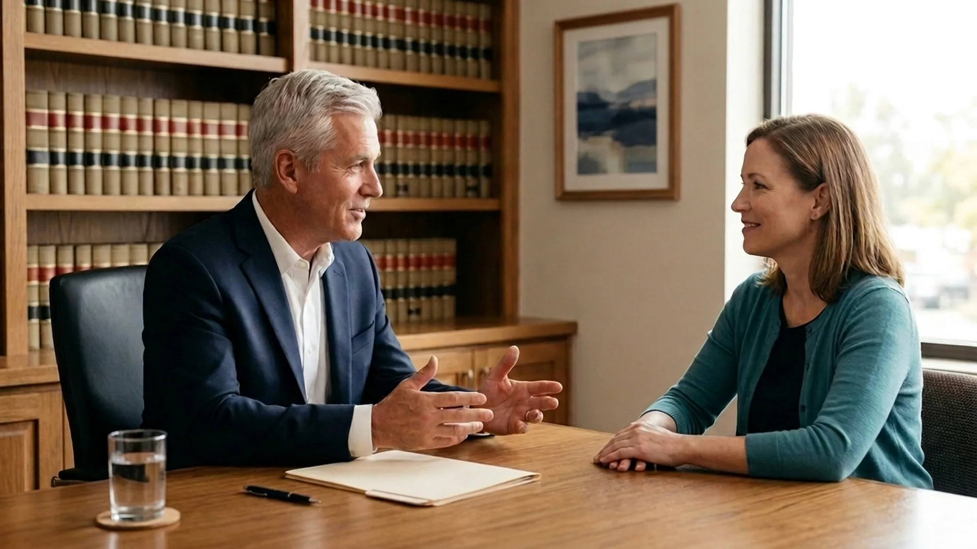 An Ohio bankruptcy attorney advising a relieved client on how to stop wage garnishment